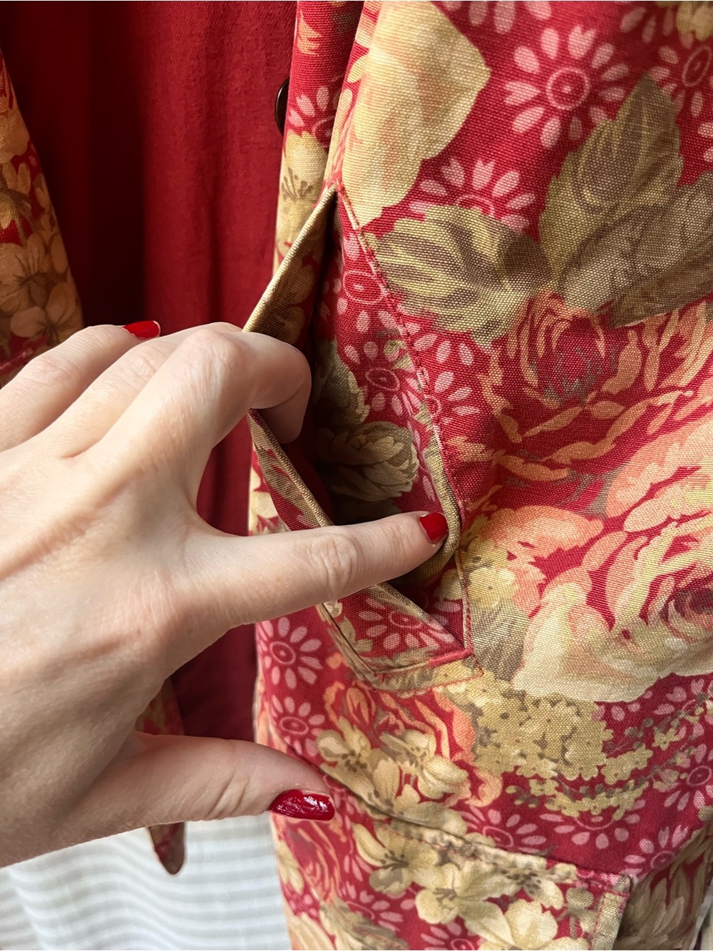 LL Bean Cotton Chore Coat - Picture 4 of 6